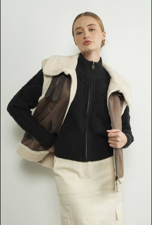 Faux Leather Vest