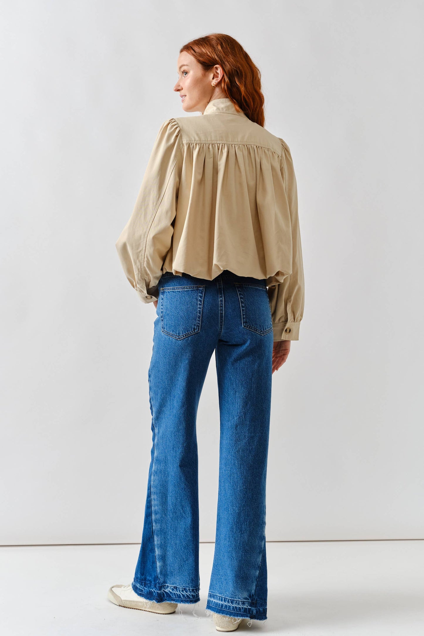 Balloon Trench Jacket