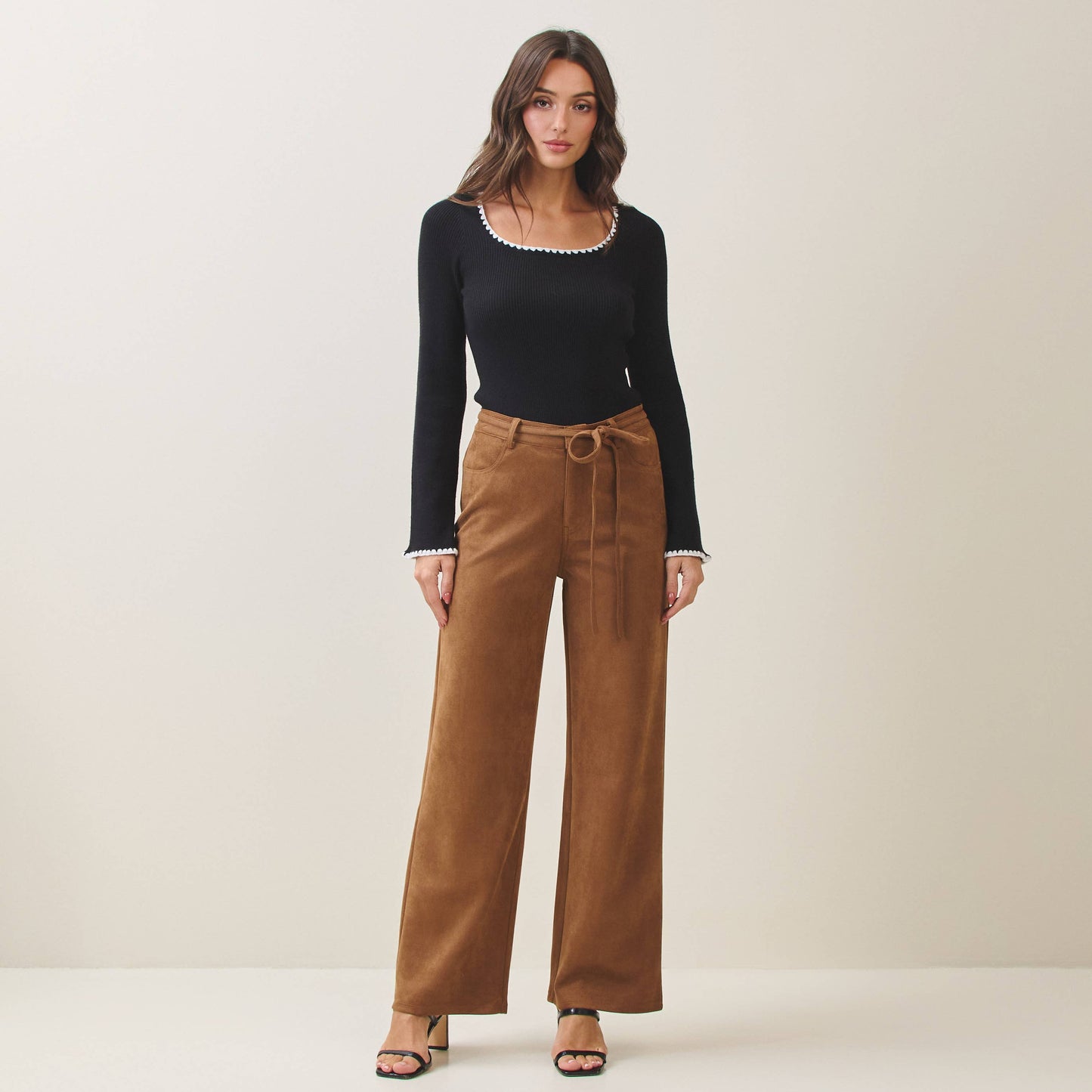 Vegan Suede Pants
