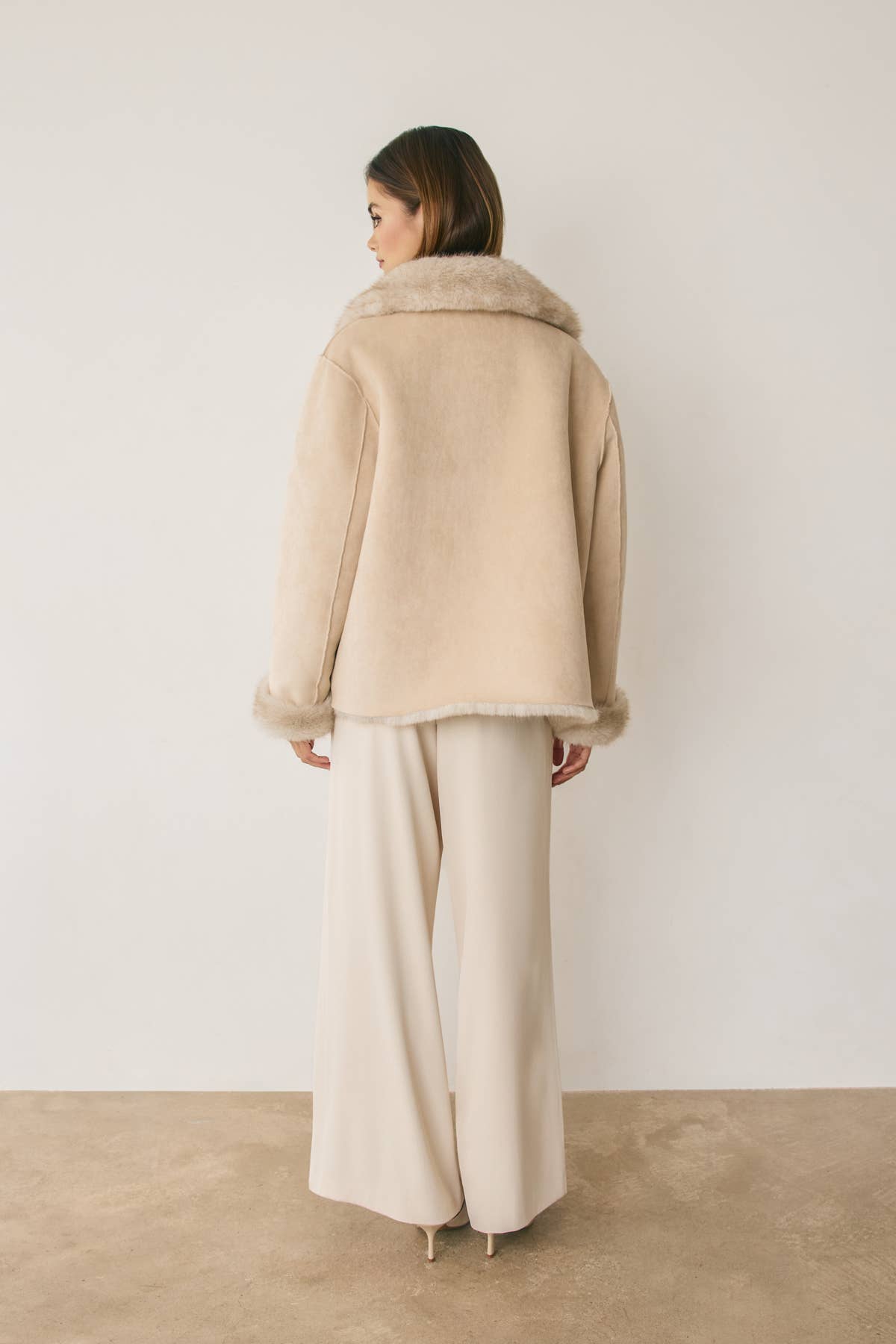 Reversible Faux Shearling Jacket