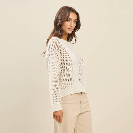 Open Knit Sweater