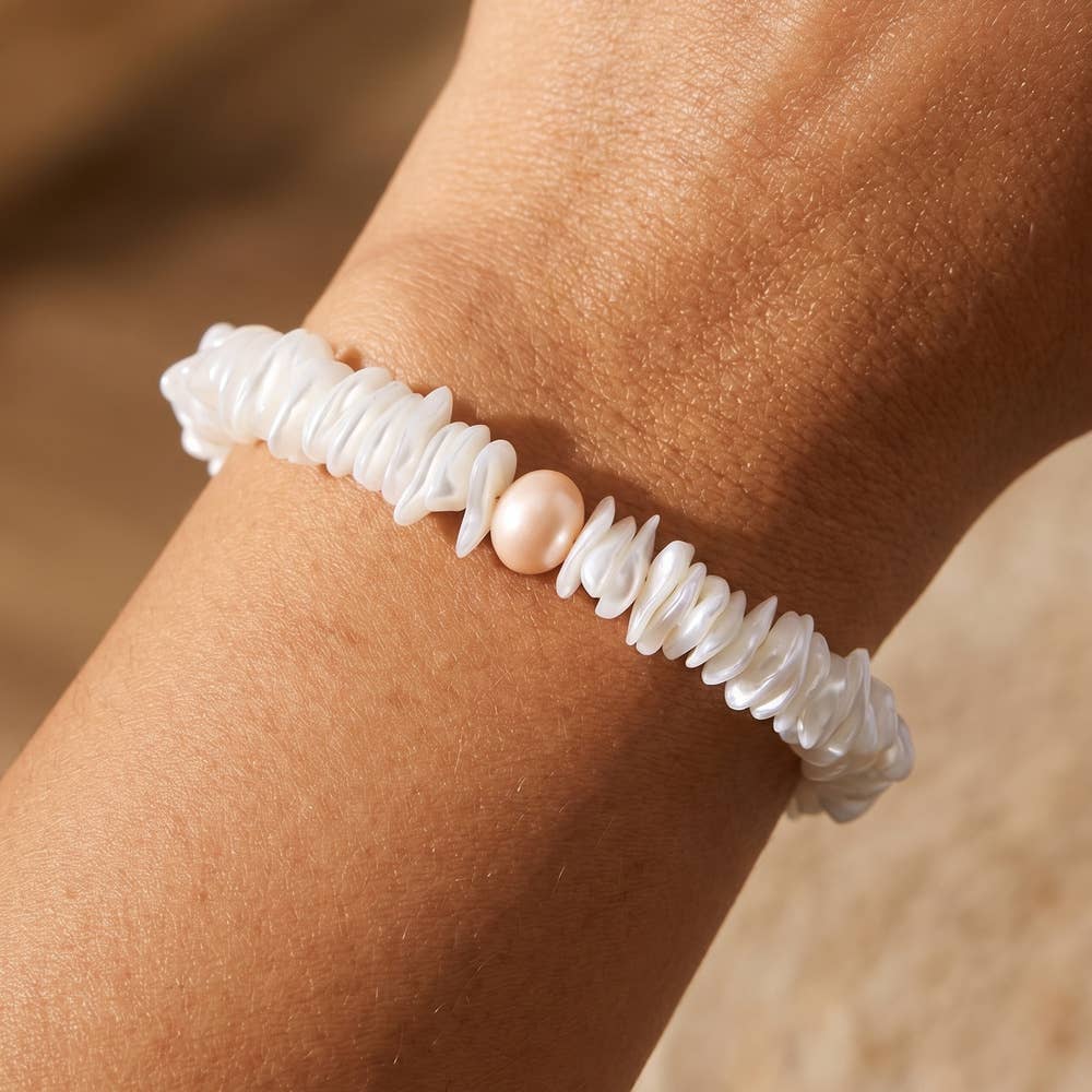 Shell & Pearl Bracelet