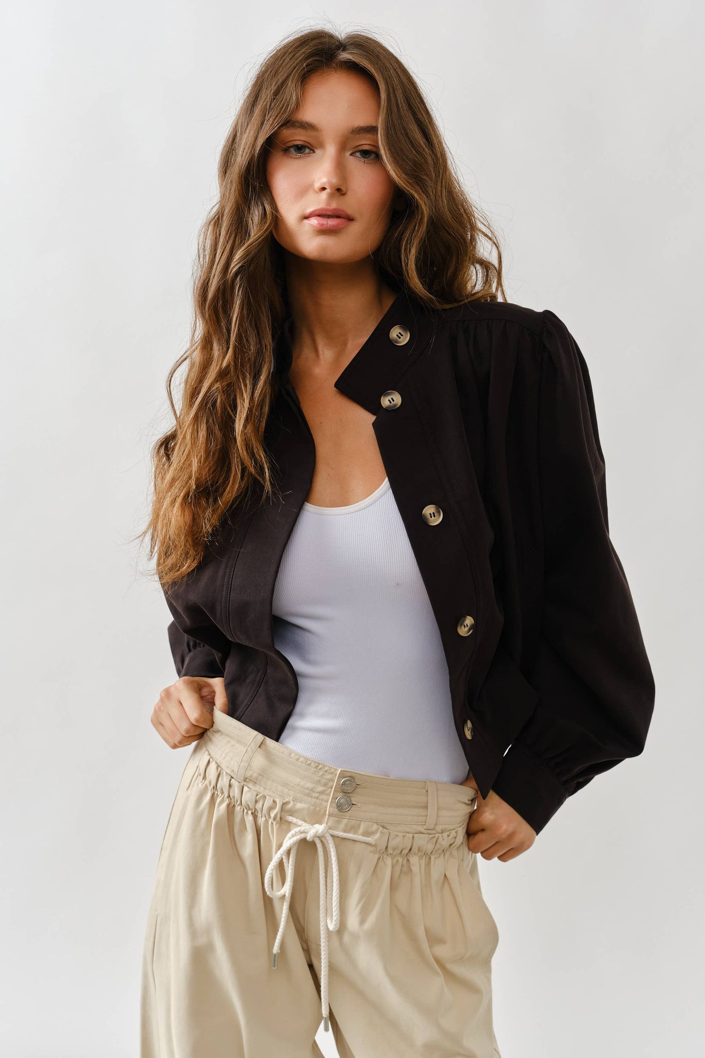 Balloon Trench Jacket
