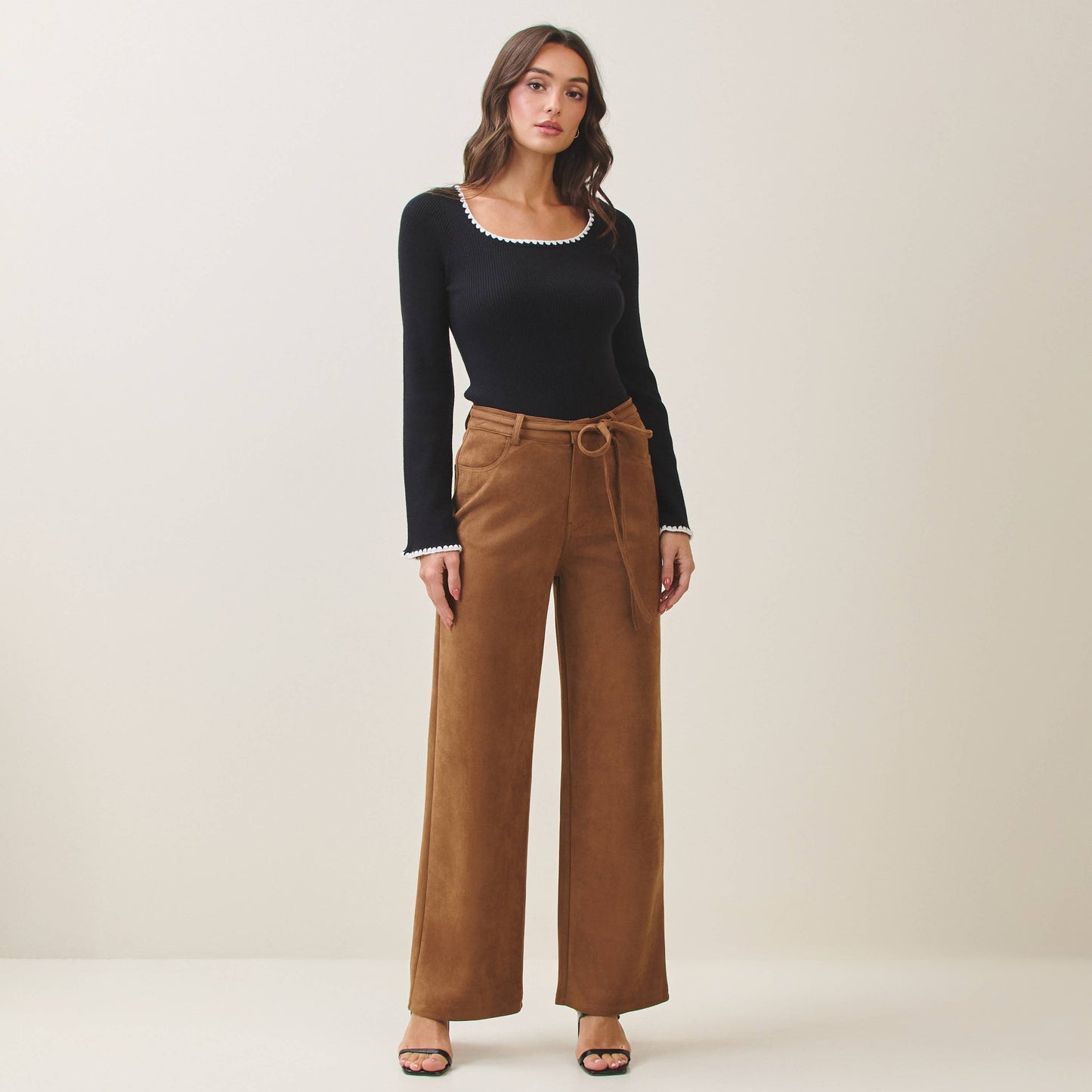 Vegan Suede Pants