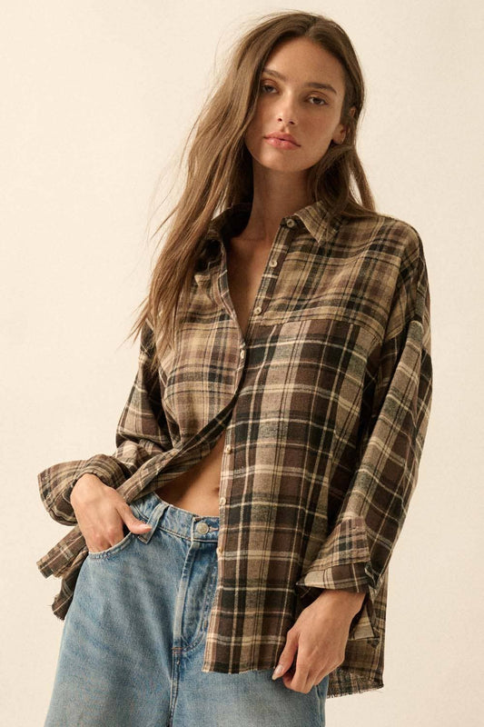 Plaid Flannel Shirt