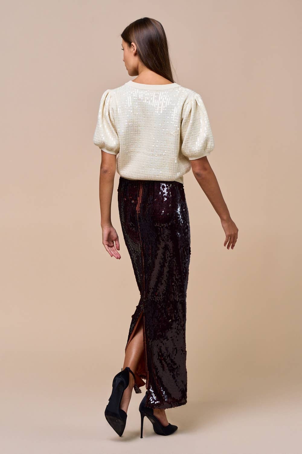 Margie Sequin Skirt