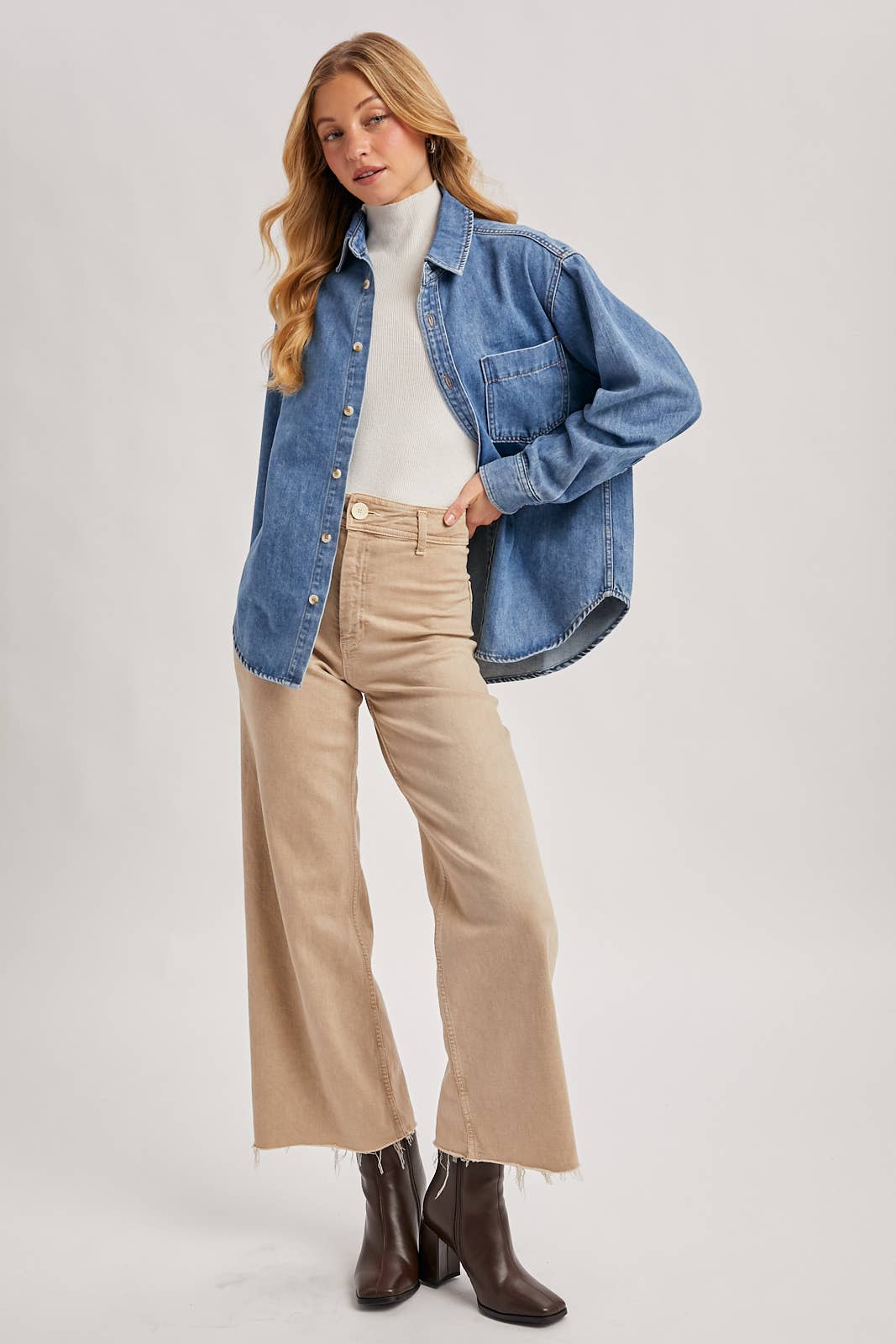 Denim Oversized Shirt