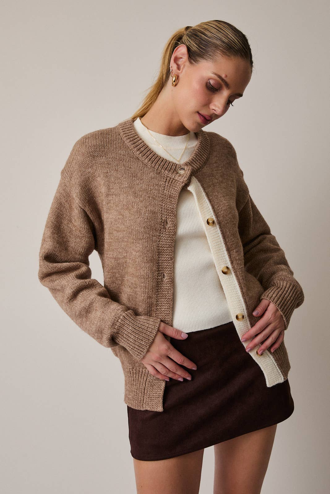 Contract Trim Cardigan