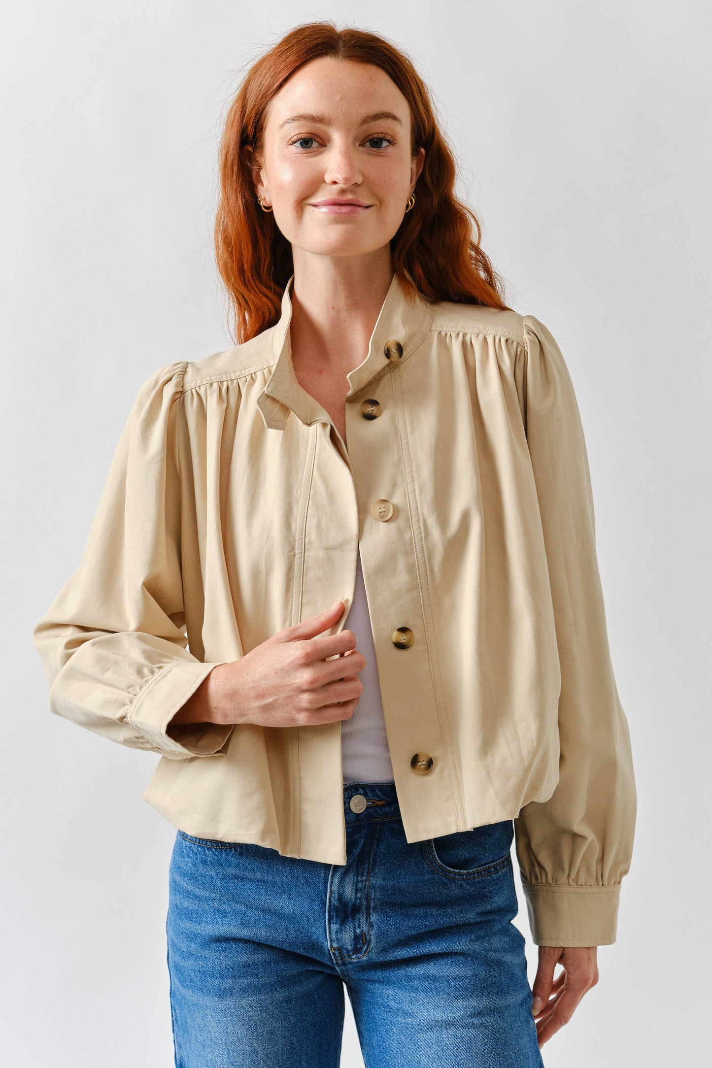 Balloon Trench Jacket