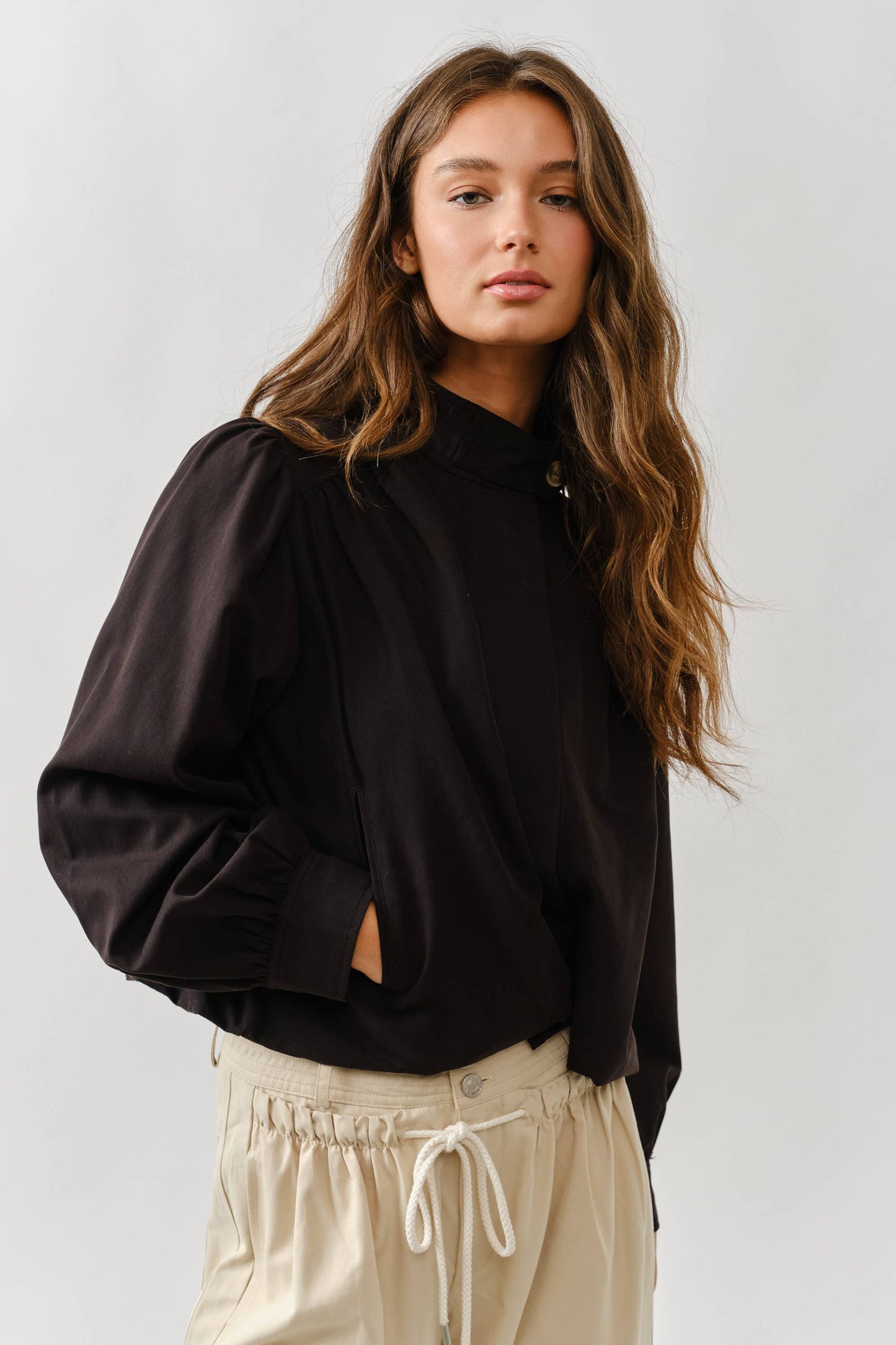 Balloon Trench Jacket