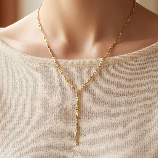 Bar Lariat Y-Necklace