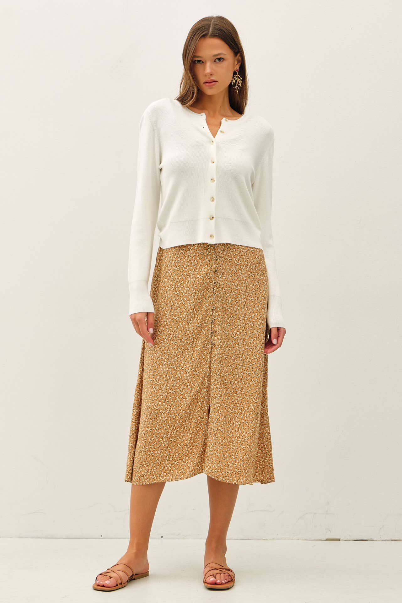 Ribbed Cardigan