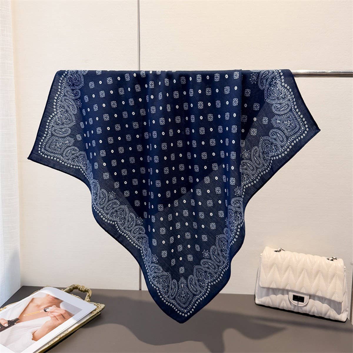 Paisley Silk Bandana