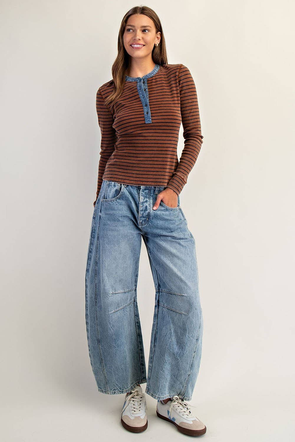 Two Tone Button Down