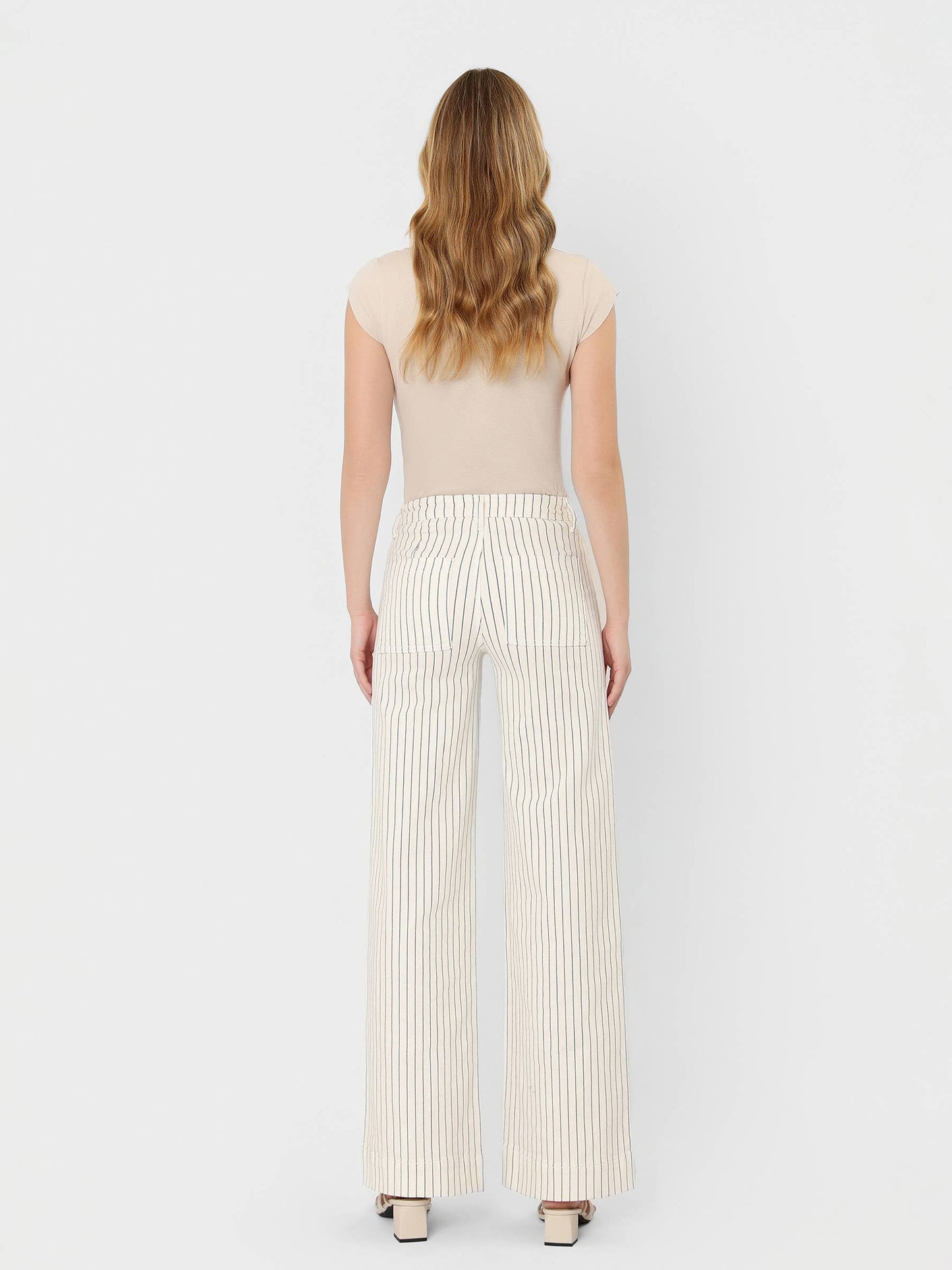Tan Stripe WL Jeans