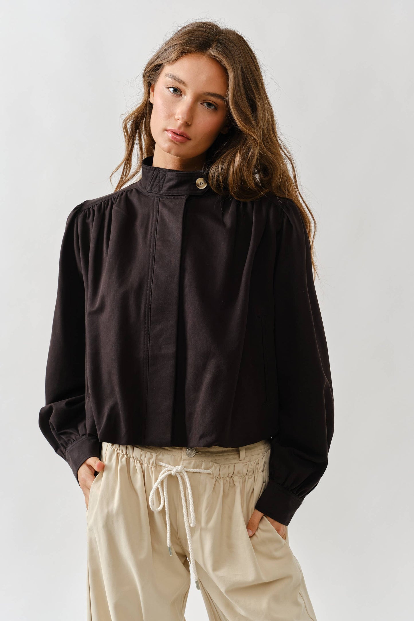 Balloon Trench Jacket