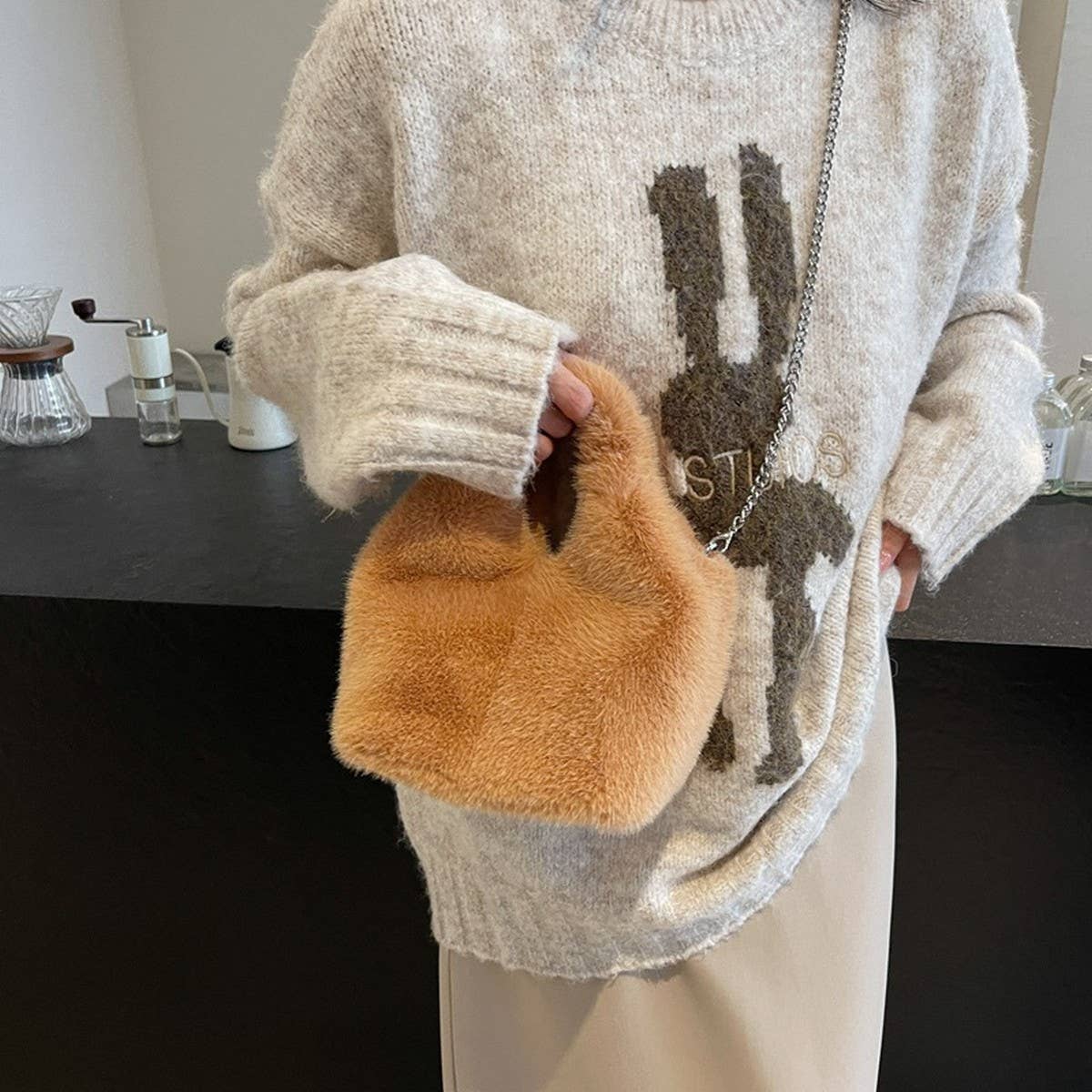 Plush Handbag
