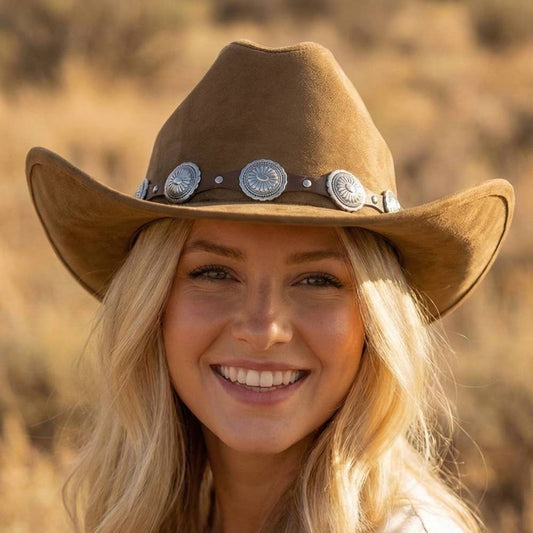 Concho  Belt Western Hat