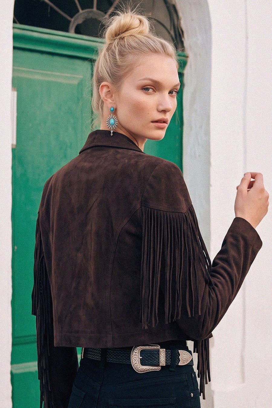 Fringe Suede Jacket