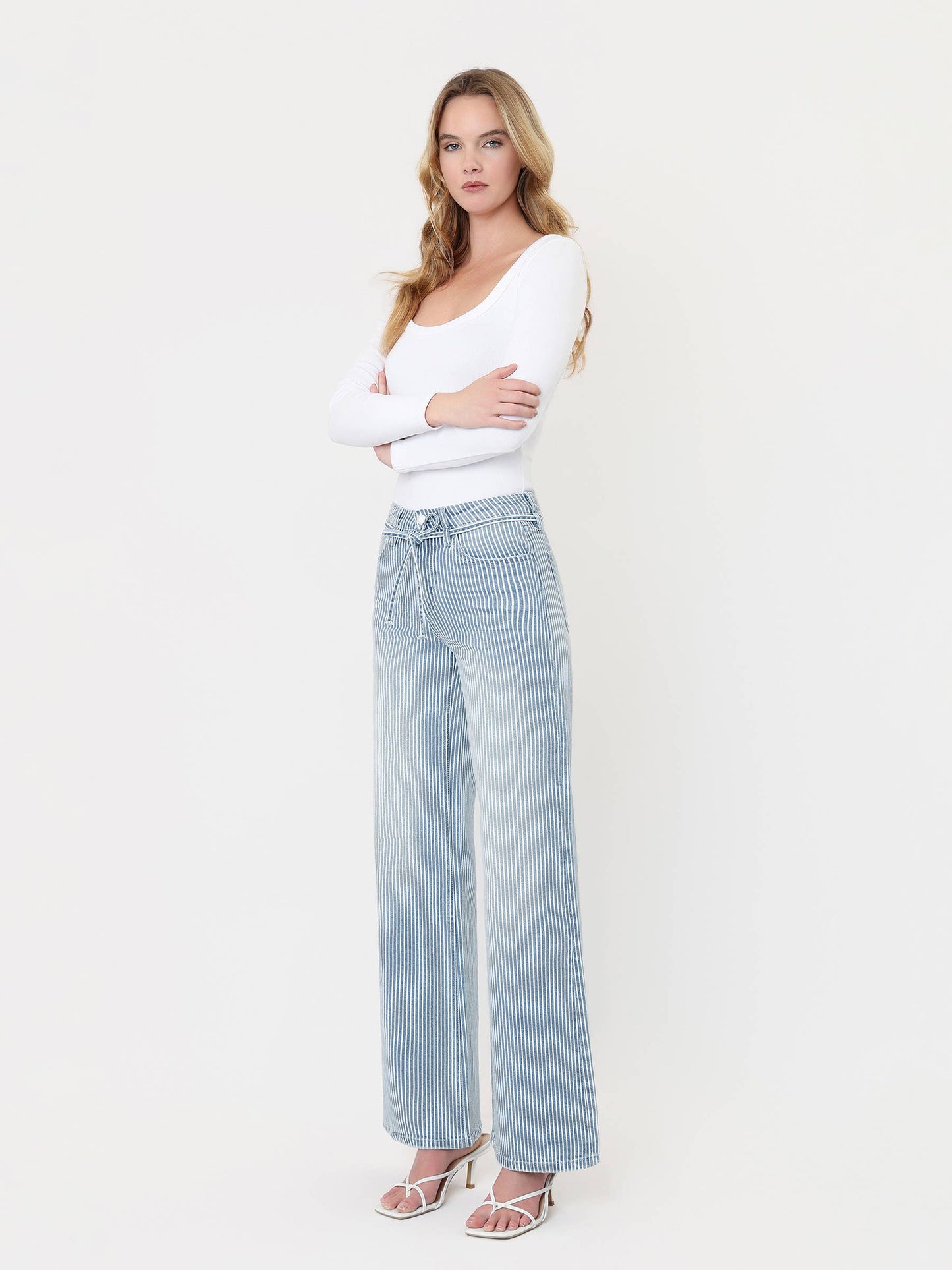 Tie Stripe Jean