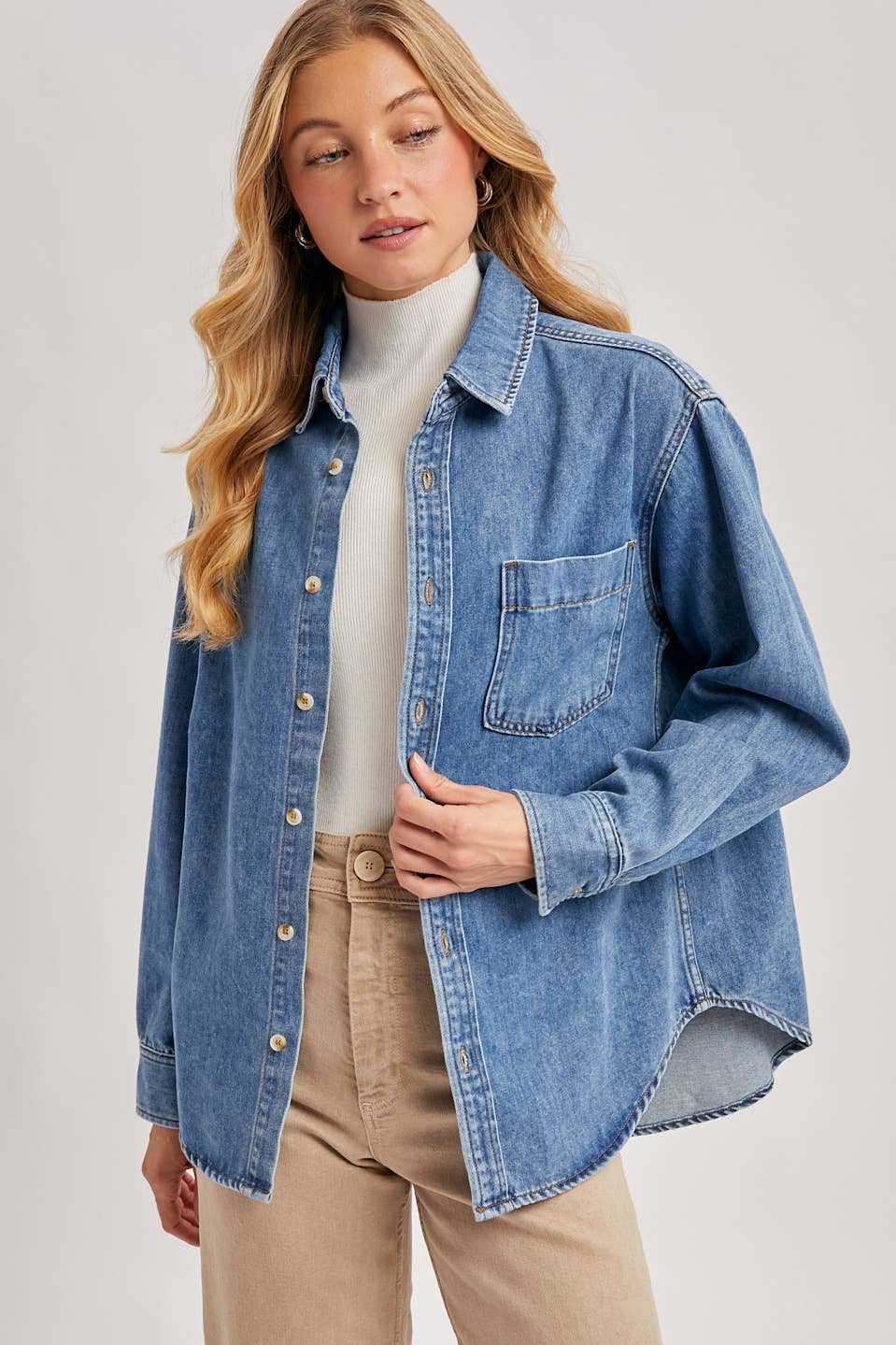 Denim Oversized Shirt