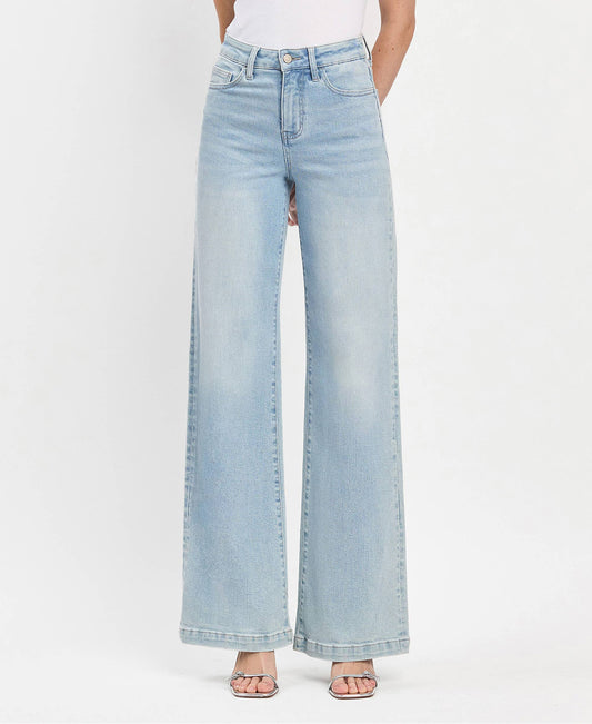 High Rise Wide Leg Jean