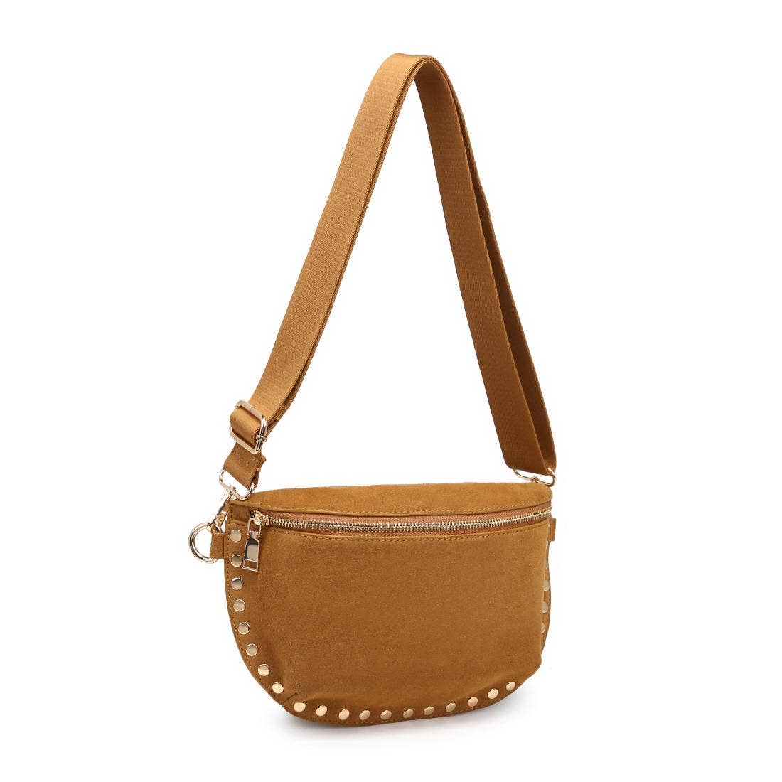 Camel Suede Bag