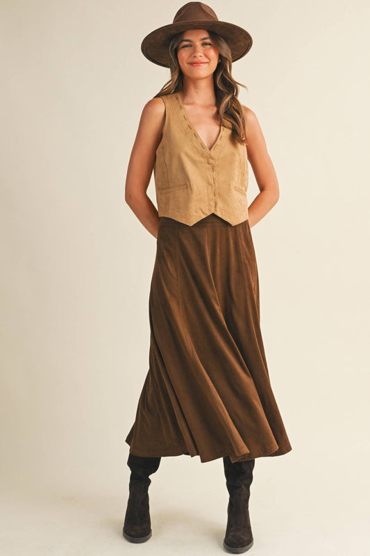 Suede Vest