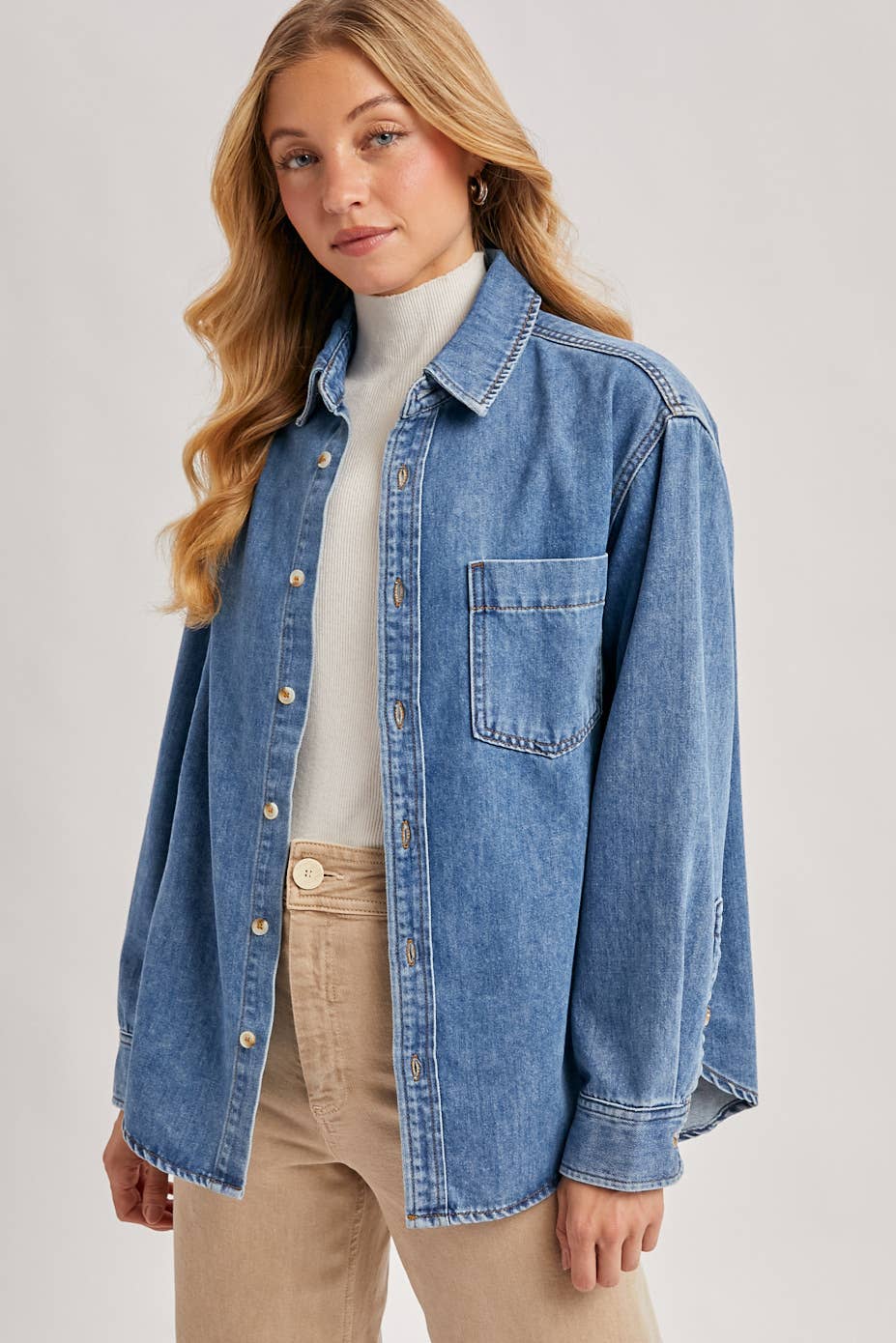 Denim Oversized Shirt