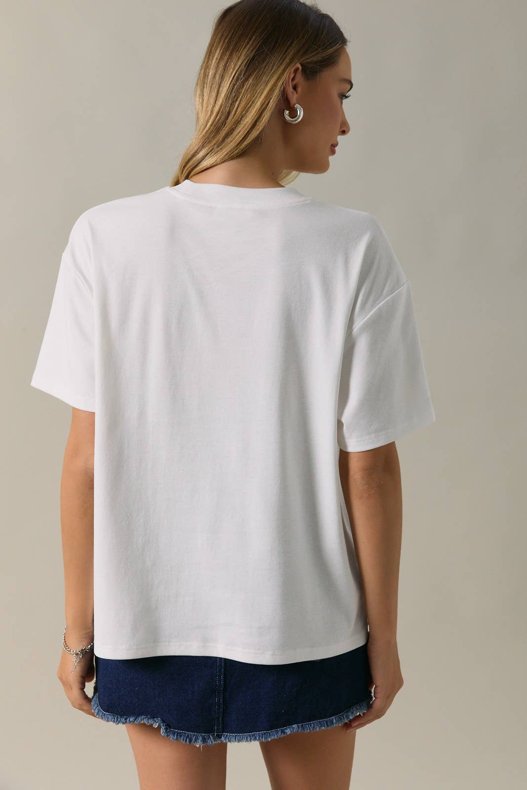 Shell Crochet Patch Tee