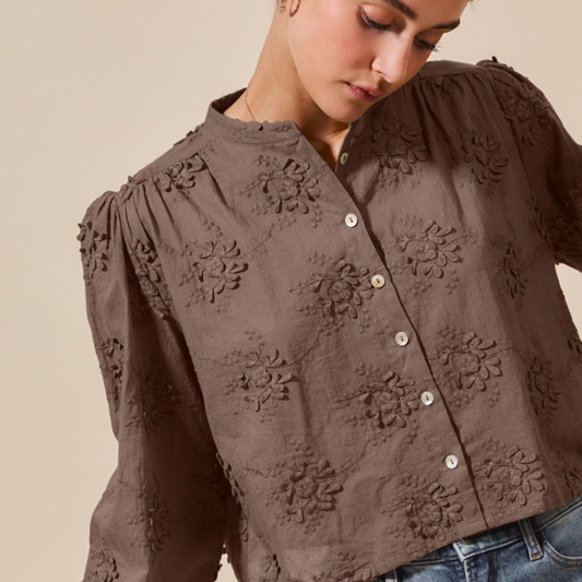 Woven Floral Shirt