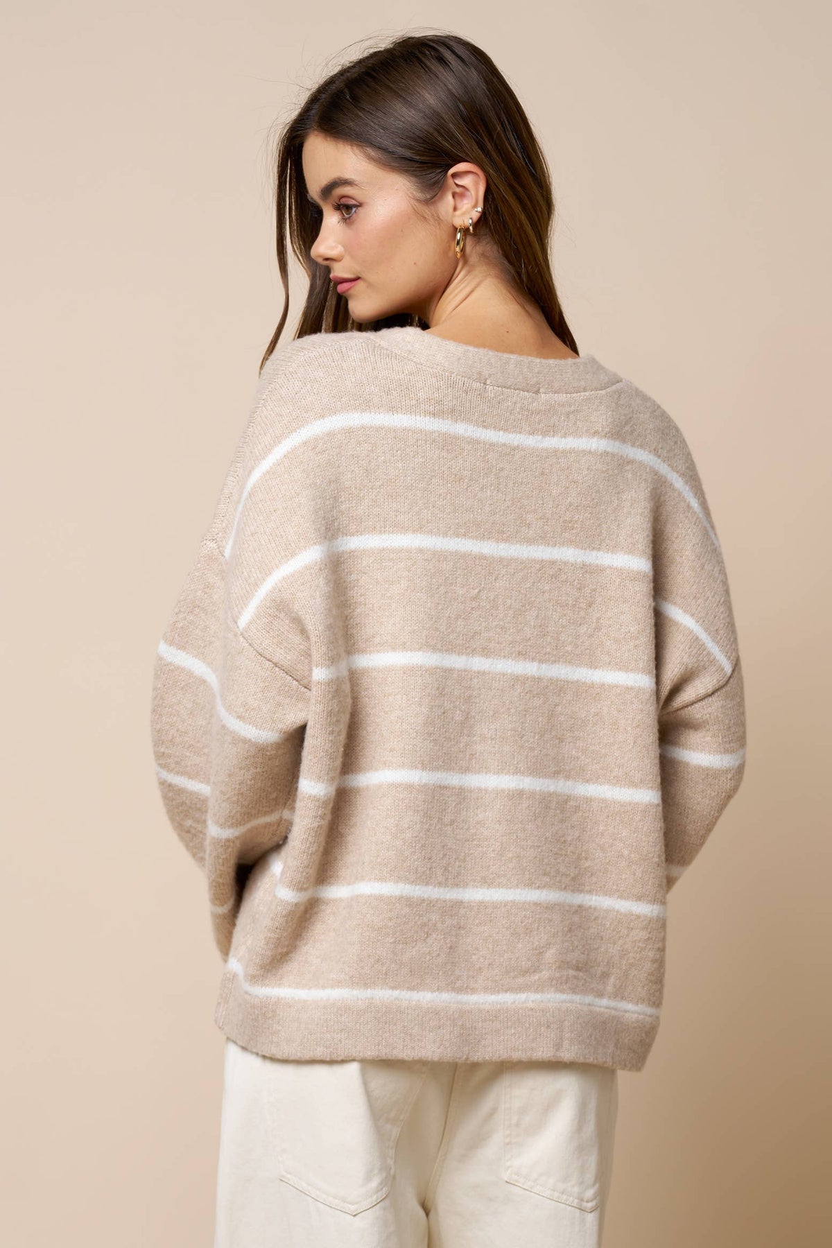 Victoria Striped Sweater