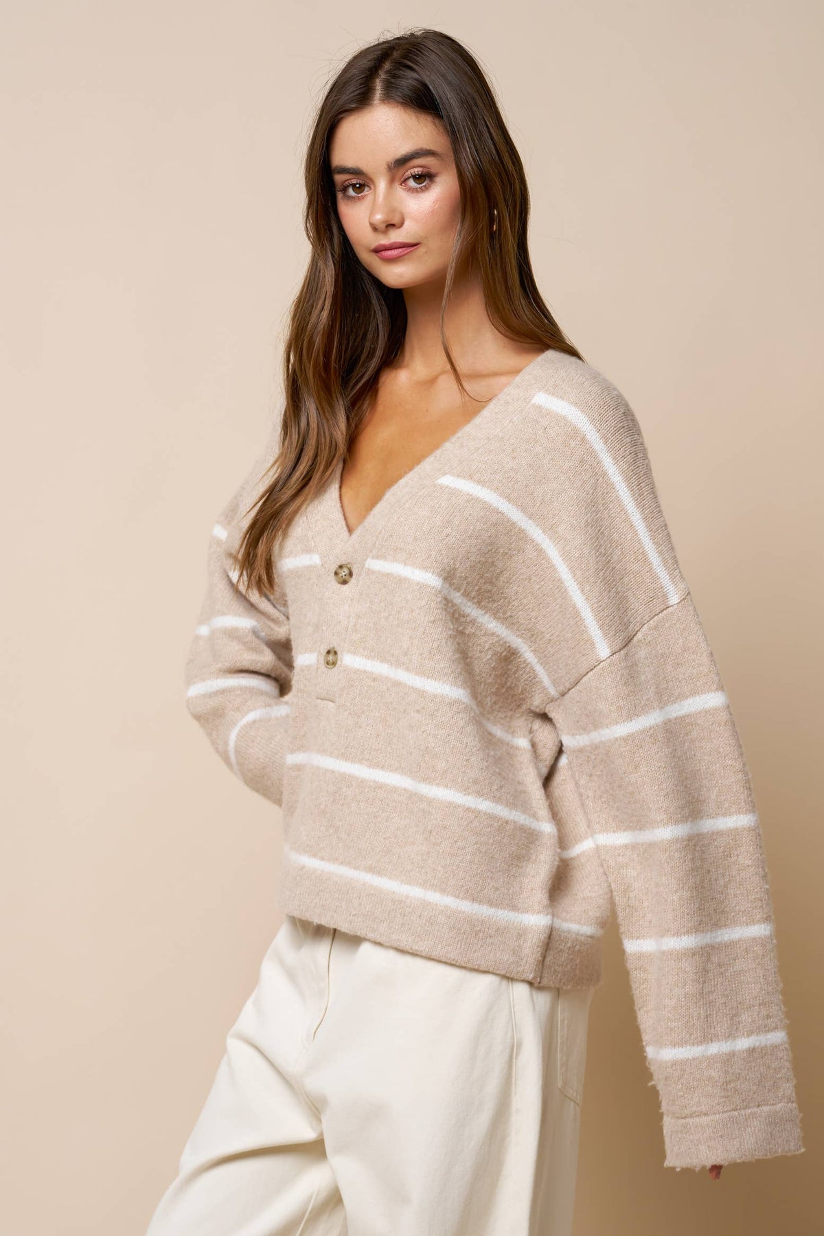 Victoria Striped Sweater