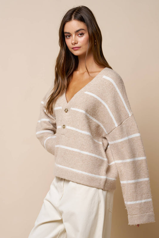 Victoria Striped Sweater
