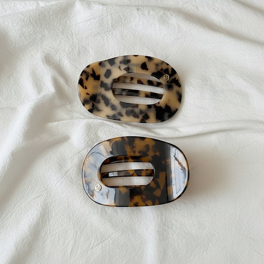 Oval Flat Hair Claw