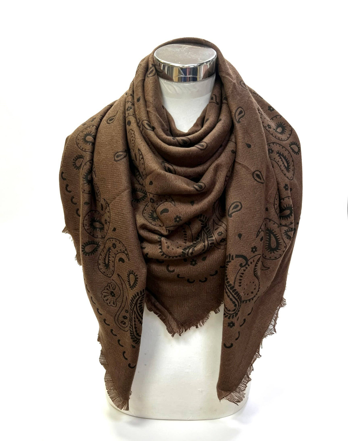 Chocolate Wool Scarf