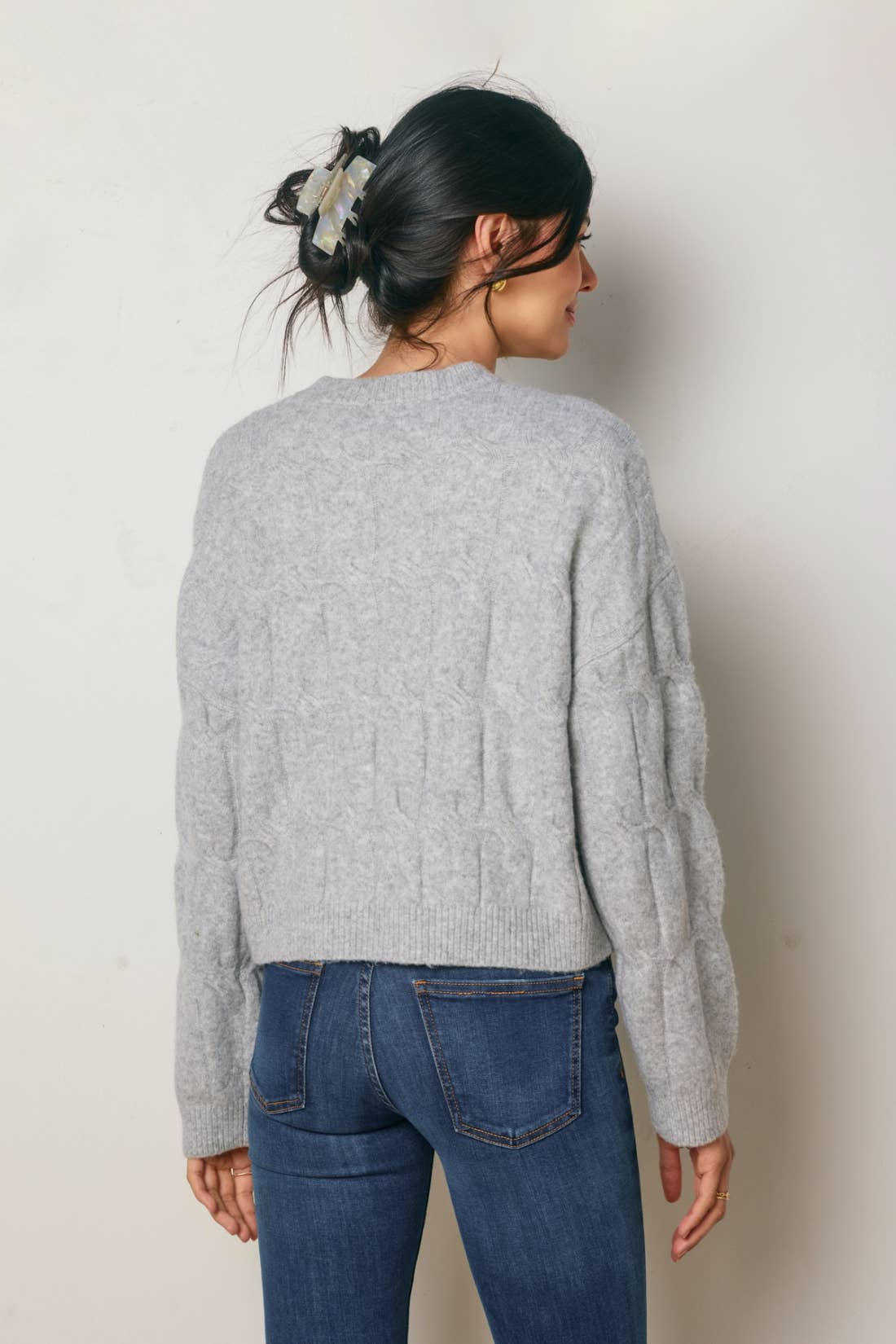 Mesa Relaxed Cable Knit Sweater