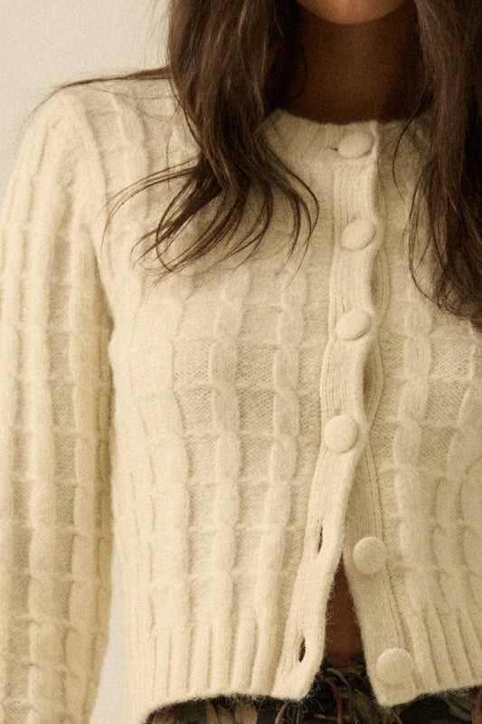 Cable Knit Cardigan